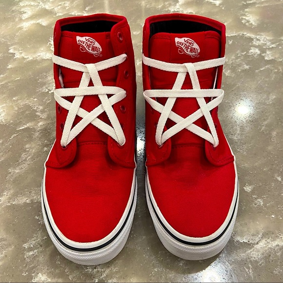 Vans Shoes - EUC Red High Top Vans size 7.5